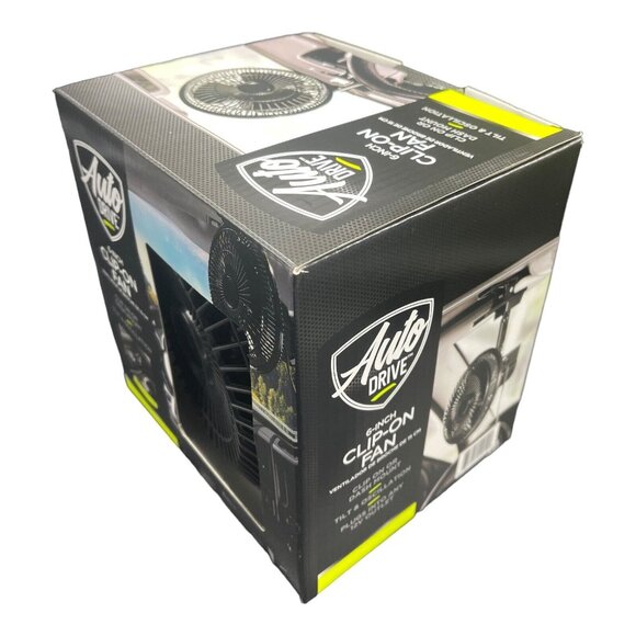 ✅Auto‎ Drive 6" 12 Volt Oscillating Clip-On or Dash Mount Car Truck DC Fan✅ - Picture 8 of 10
